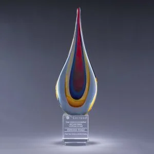 Flame-like Torchier Art Glass #221S
