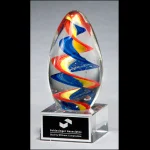 Egg Shaped Art Glass Award 2235