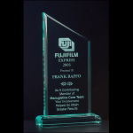 A6530 Zenith Shaped Jade Acrylic Award 1
