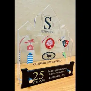 custom recognition acrylic award