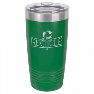 green engravable polar tall tumbler