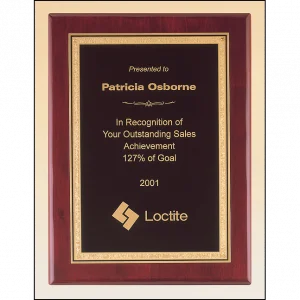 P3806 Rosewood Piano Finish Gold Florentine Award