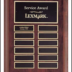 P3528 Cherry Finished Perpetual Plaque
