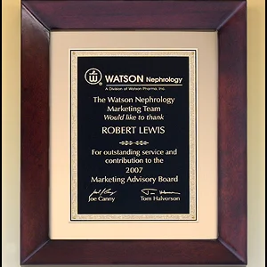 P4270 Cherry Finish Golden Florentine Award