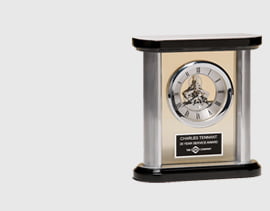 clock with custom engraving