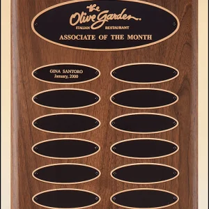 Perpetual Plaque with Elliptical Plates P3621